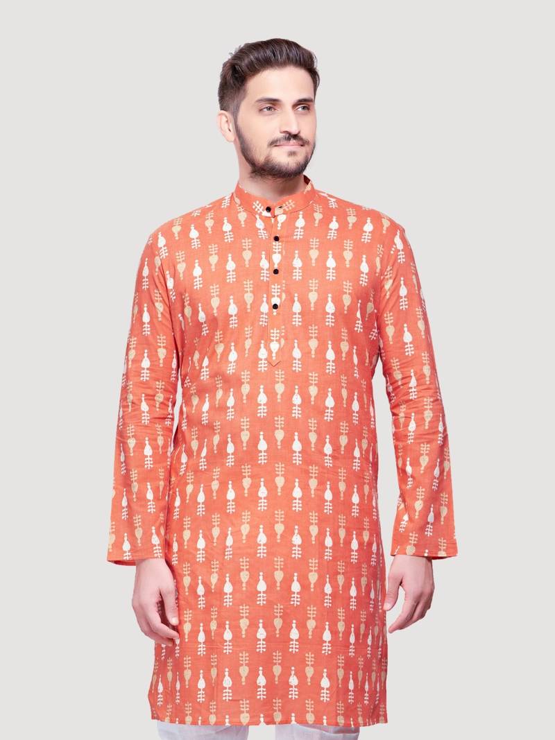 Men's Jaypurprint Cotton Kurta