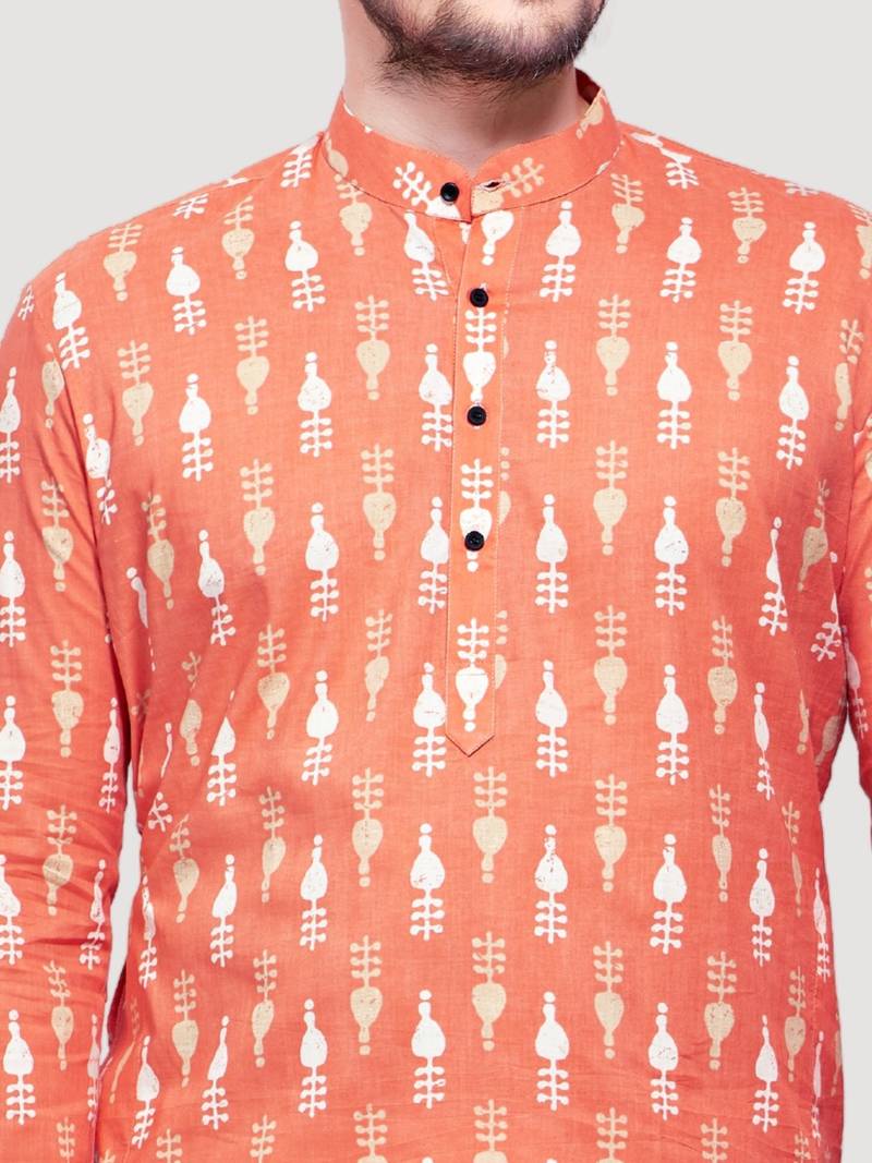 Men's Jaypurprint Cotton Kurta