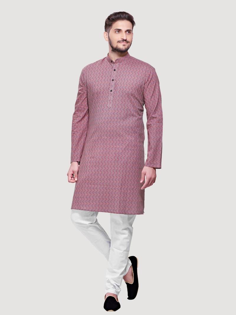 Men's Jaypurprint Cotton Kurta