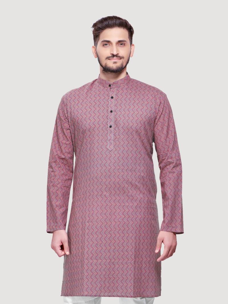 Men's Jaypurprint Cotton Kurta