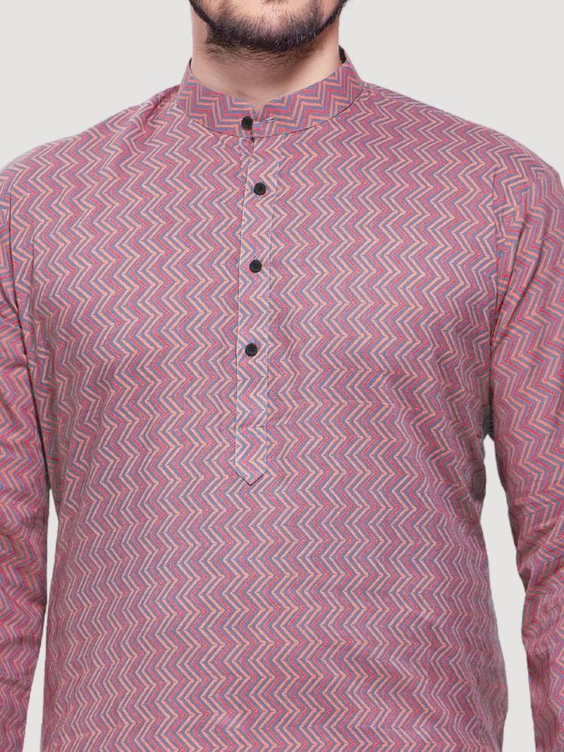 Men's Jaypurprint Cotton Kurta