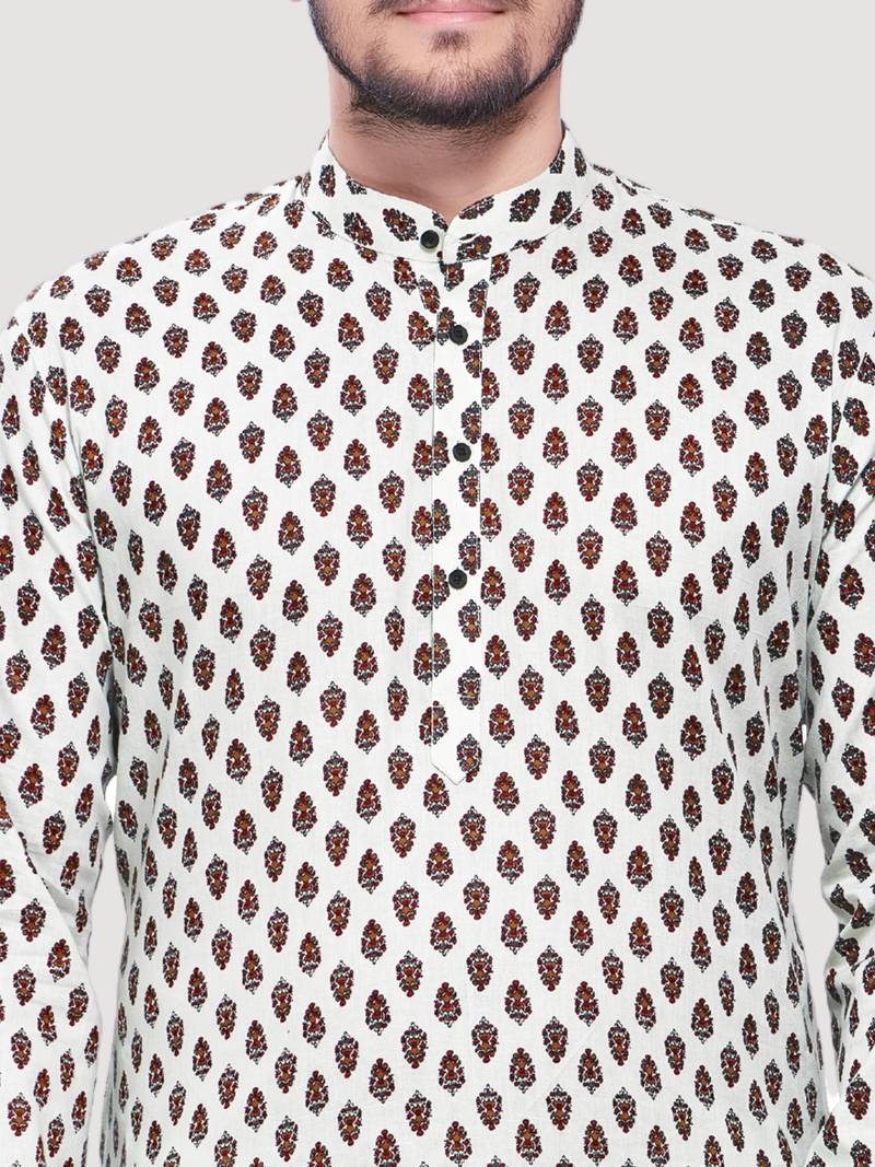 Men's Jaypurprint Cotton Kurta