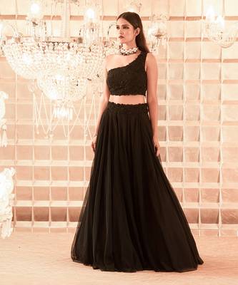 Black Adeline Lehenga Set 1