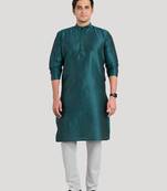 Men's Benaras Cotton-Silk Kurta