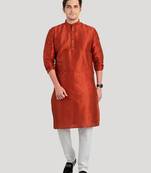 Men's Benaras Cotton-Silk Kurta