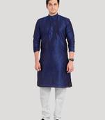 Men's Benaras Cotton-Silk Kurta