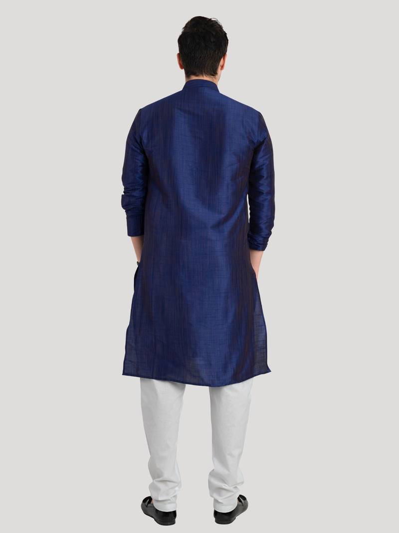 Men's Benaras Cotton-Silk Kurta
