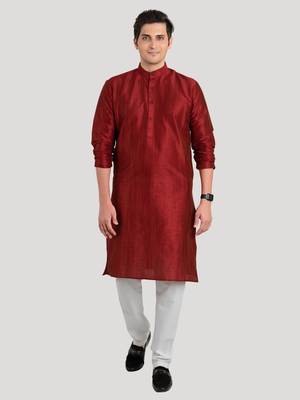 Men's Benaras Cotton-Silk Kurta 1