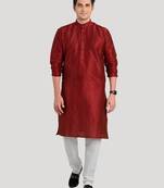 Men's Benaras Cotton-Silk Kurta