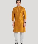 Men's Benaras Cotton-Silk Kurta
