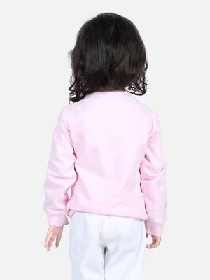 BownBee Girls Full Sleeve Sweatshirt - Pink 3