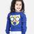 BownBee Girls Full Sleeve Sweatshirt - Blue