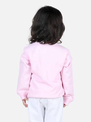 BownBee Girls Full Sleeve Sweatshirt - Pink 3
