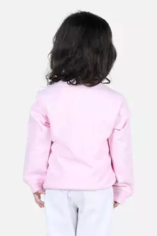 BownBee Girls Full Sleeve Sweatshirt - Pink