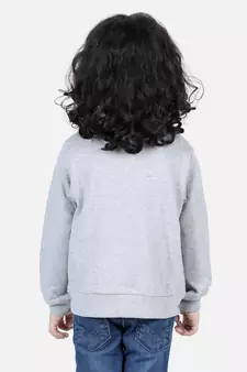 BownBee Boys Full Sleeve Sweatshirt - Gray