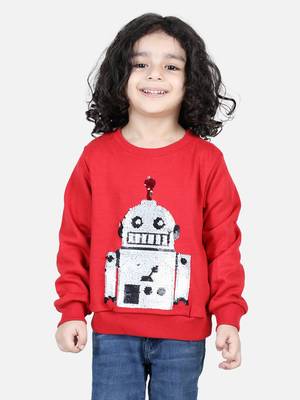 BownBee Boys Full Sleeve Sweatshirt - Red 1