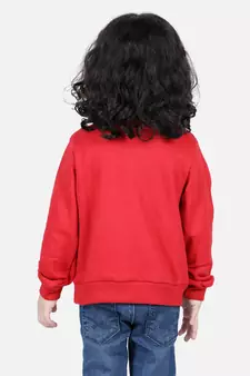 BownBee Boys Full Sleeve Sweatshirt - Red