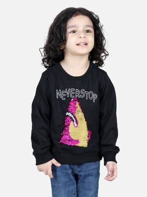 BownBee Boys Full Sleeve Sweatshirt - Black 1