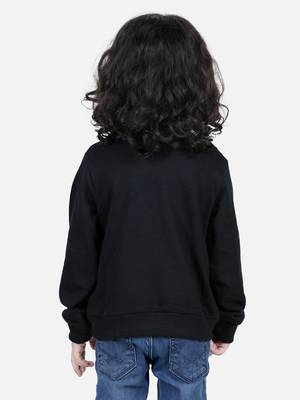 BownBee Boys Full Sleeve Sweatshirt - Black 3