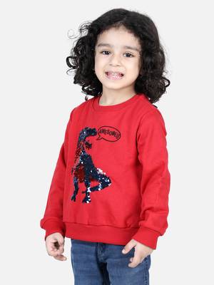 BownBee Boys Full Sleeve Sweatshirt - Red 2