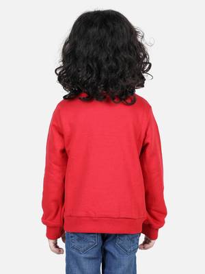 BownBee Boys Full Sleeve Sweatshirt - Red 3