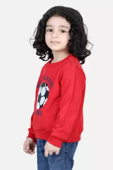 BownBee Boys Full Sleeve Sweatshirt - Red