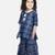 BownBee Girls Kurti with Sharara - Blue