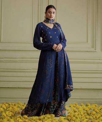 Maaya Midnight Blue Kurta Set 1