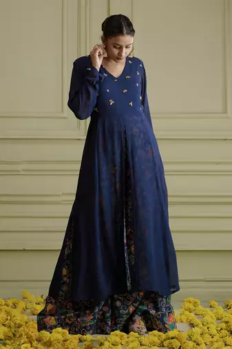 Maaya Midnight Blue Kurta Set
