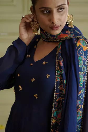 Maaya Midnight Blue Kurta Set
