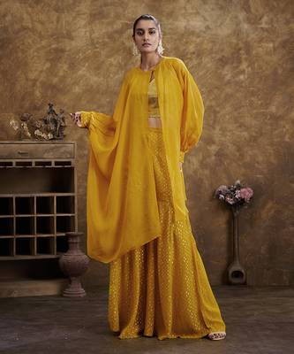 Sitaara sharara Set And Jacket 1