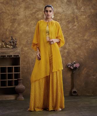 Sitaara sharara Set And Jacket 2
