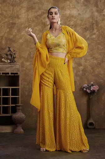 Sitaara sharara Set And Jacket