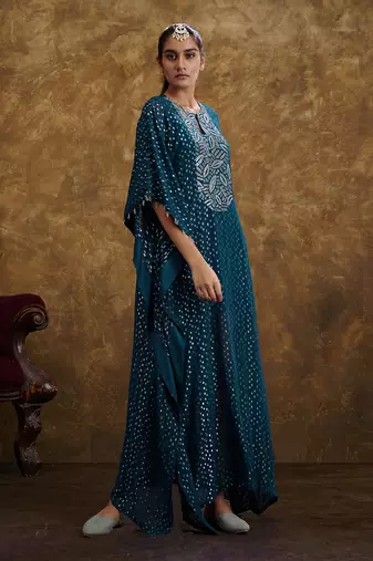 Sitaara Prussian Blue Kaftan