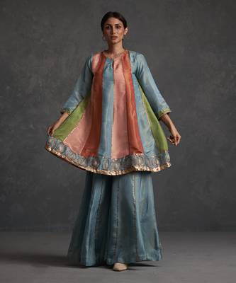 Sunehri Flared Sharara Set 1