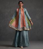 Sunehri Flared Sharara Set