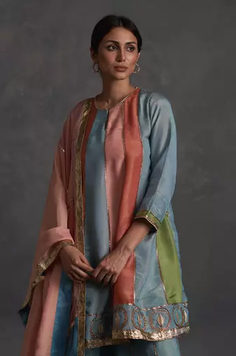 Sunehri Flared Sharara Set