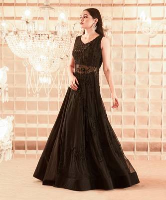 Black Audrey Lehenga Set 2