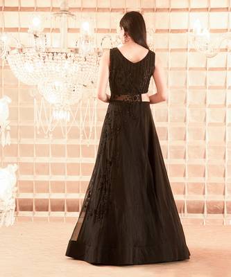 Black Audrey Lehenga Set 4