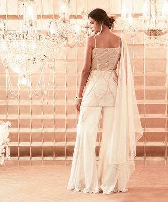 Ivory Amarah Sharara Set 2