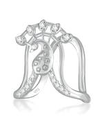 Vighnaharta traditional south indian Rhodium Plated finger Ghoda vanki Ring