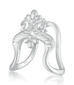 Vighnaharta traditional south indian Rhodium Plated finger Ghoda vanki Ring