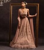 Rose Pink Alexandra Lehenga Set