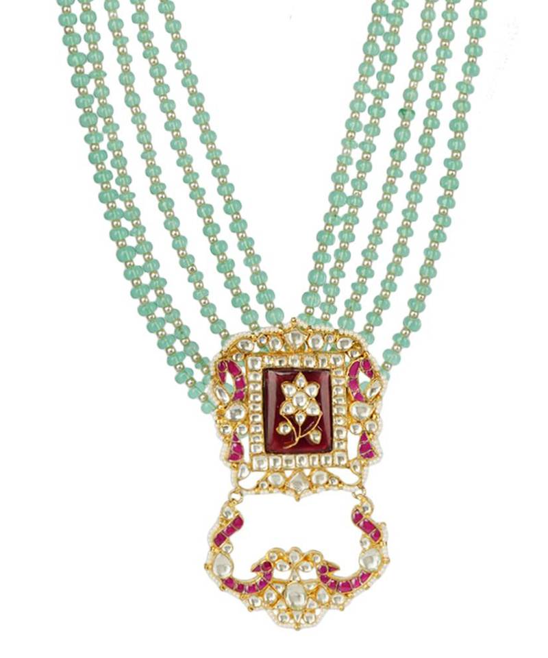 Kundan Necklace Set 22KT Gold Plated