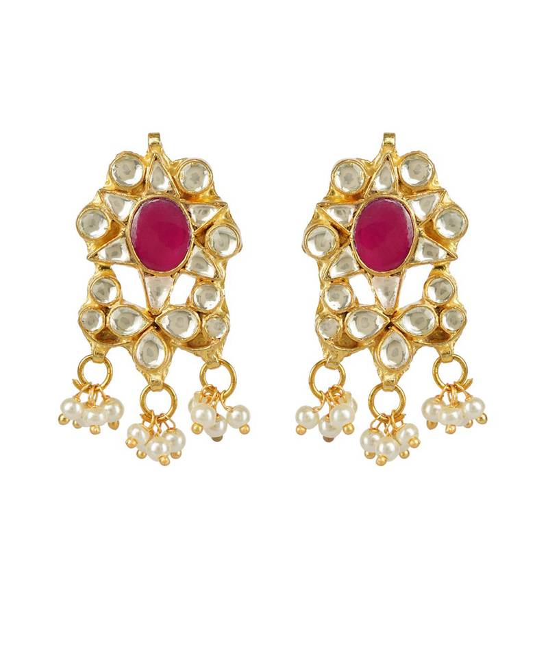 Kundan Necklace Set 22KT Gold Plated