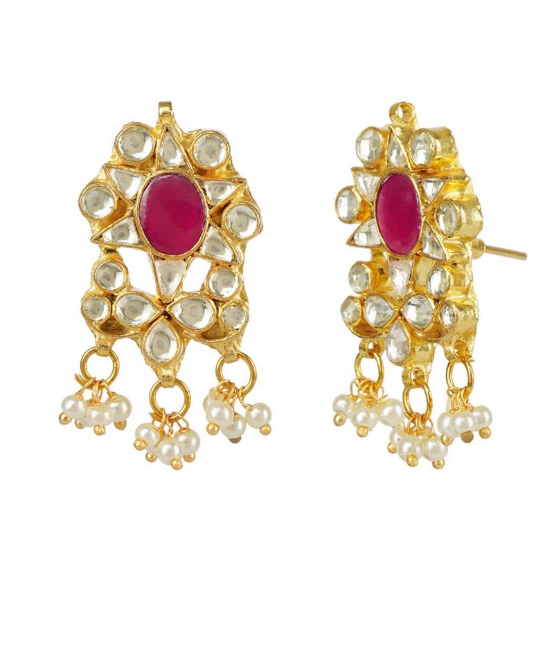 Kundan Necklace Set 22KT Gold Plated