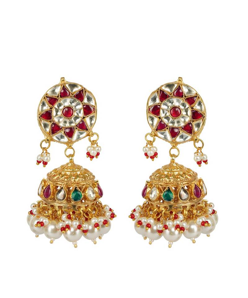 Kundan Necklace Set 22KT Gold Plated