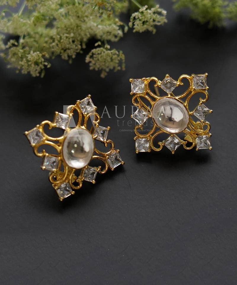 Kundan Stud Earring