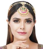 Kundan Gold Plated Head Band