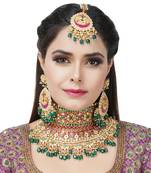 Kundan Necklace Set 22KT Gold Plated